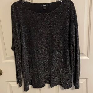 Dressy pullover top with a little sparkle